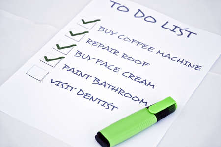 To do list with visit dentistの写真素材