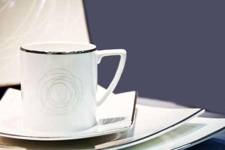 Close-up to an cup arrangement の写真素材