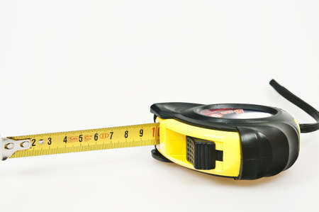 Measure tape open at 9 cmの写真素材