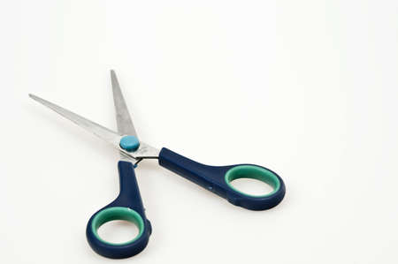 Isolated scissors on white backgroundの写真素材