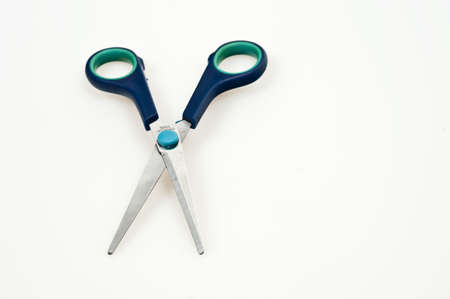 Isolated scissors on white backgroundの写真素材
