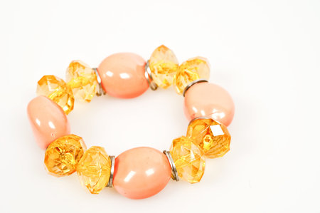 Isolated bracelet on white backgroundの写真素材