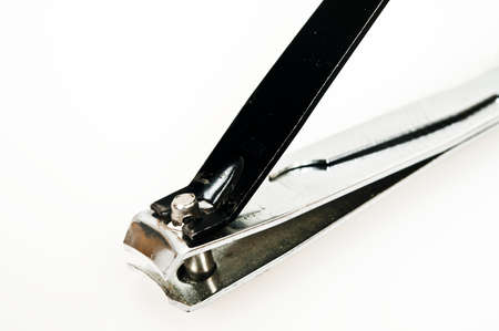 Isolated nail clippers on white backgroundの写真素材