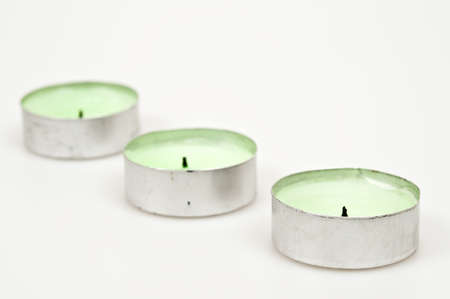 Bunch of candles without flameの写真素材