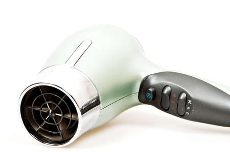 Isolated hairdryer on white backgroundの写真素材