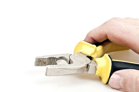 Isolated hand tool on white backgroundの写真素材