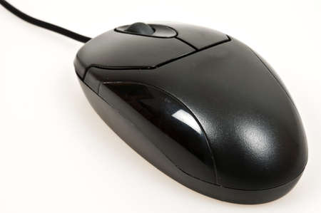 Pc mouse isolated on white backgroundの写真素材