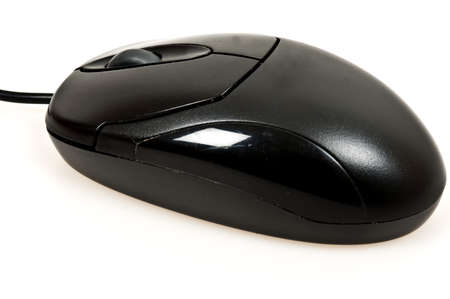 Pc mouse isolated on white backgroundの写真素材