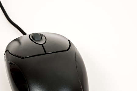 Pc mouse isolated on white backgroundの写真素材