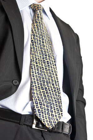 Isolated bust of business manの写真素材