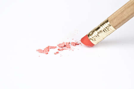 Pencil eraser extreme close upの写真素材