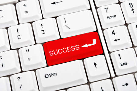 Success key in place of enter keyの写真素材