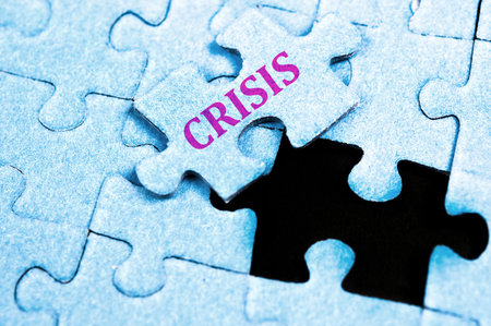 Crisis piece of puzzle on top
