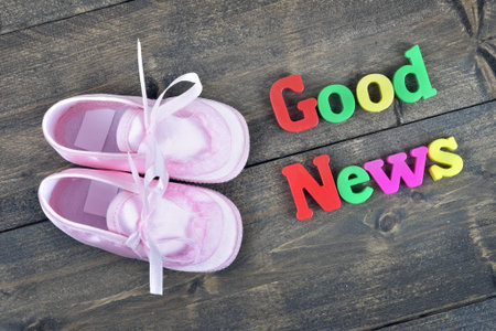 Good News word on wooden table