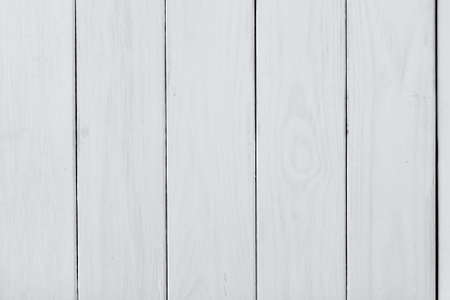 Empty white wooden table backgroundの写真素材