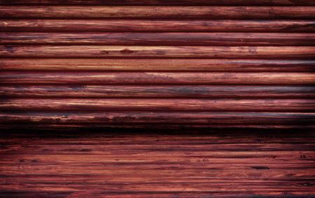 Empty brown wooden table backgroundの写真素材