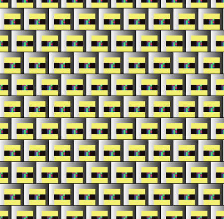 Seamless geometric patternのイラスト素材