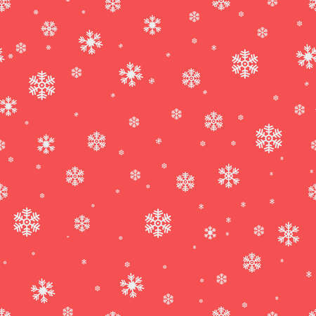 Seamless pattern with snowflakesのイラスト素材