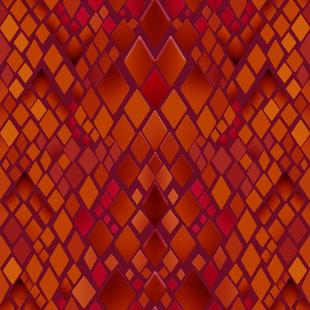 Seamless pattern of yellow and green snake skin texture