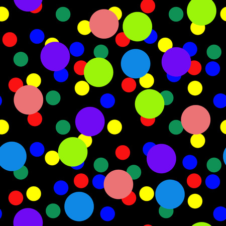 Seamless circles shapes pattern backgroundの写真素材