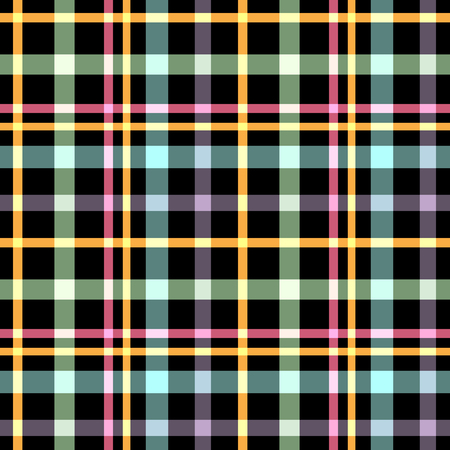 Seamless checkered plaid pattern backgroundの写真素材