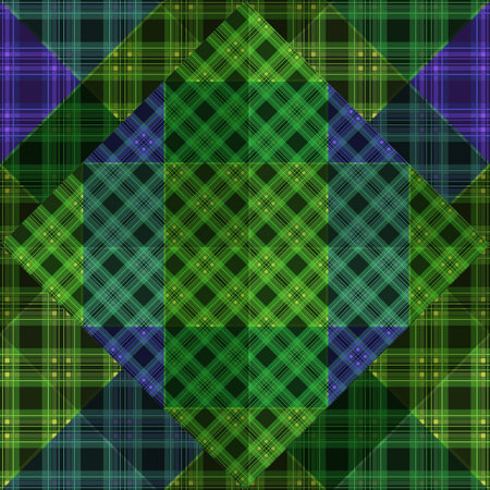 Seamless patchwork plaid tartan checkered pattern background