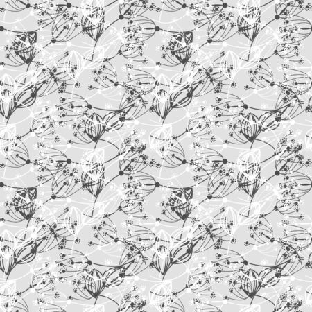 Floral seamless small flowers pattern backgroundの写真素材
