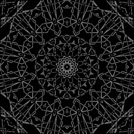 Seamless abstract ornamental decor elegant pattern backgroundの写真素材
