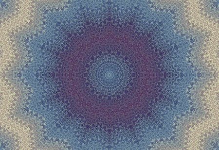 Seamless knit kaleidoscope misaic tile pattern backgroundの写真素材