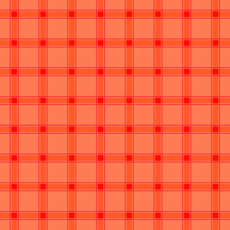 Seamless checkered plaid coral colors pattern backgroundの写真素材