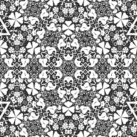 Seamless abstract traditional ethno african mosaic pattern retro backgroundの写真素材