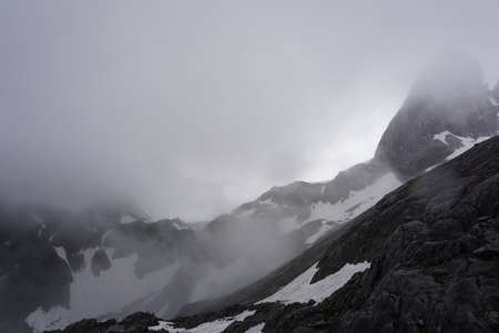 mountain peak landscape viewの写真素材