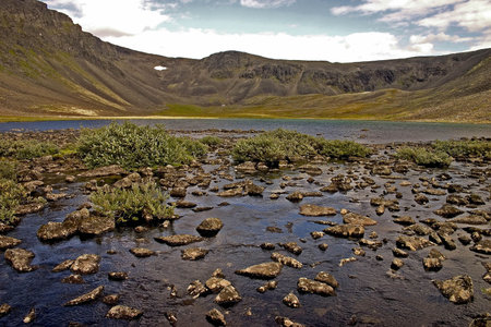 Mountain's lakeの写真素材