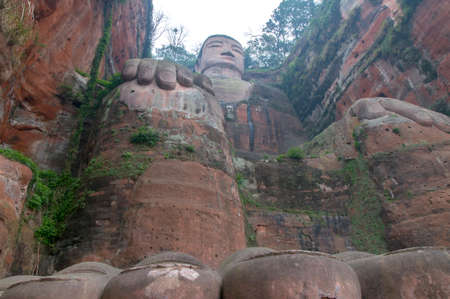 Sichuan Leshan giant Buddhaの写真素材