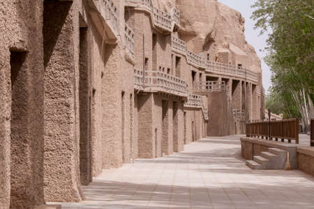 Dunhuang Mogao sceneryのeditorial素材