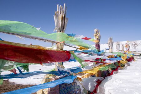 Prayer flagsの写真素材