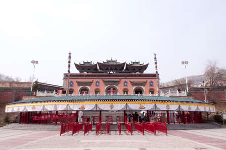 Kumbum monastery in Qinghai Xining sceneryのeditorial素材