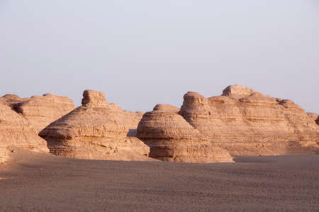 Yumen Guan Yadan Devil cityの写真素材