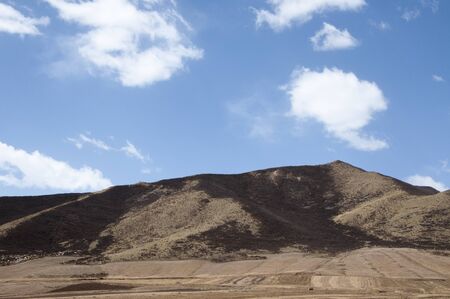 Landscape view of a desertの写真素材