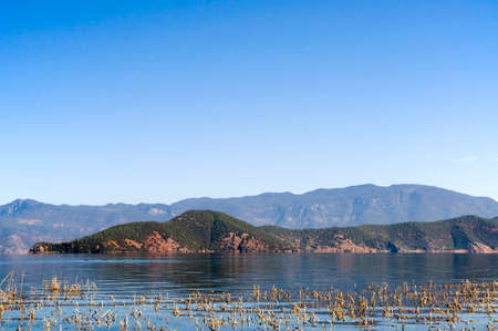 Lake sceneryの写真素材