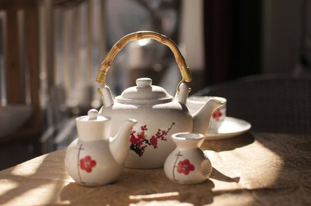 Tea setの写真素材