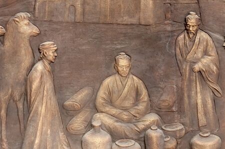 Silk Road muralsのeditorial素材