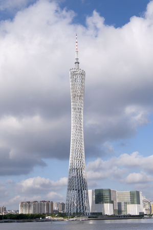 Guangzhou Tower sceneのeditorial素材