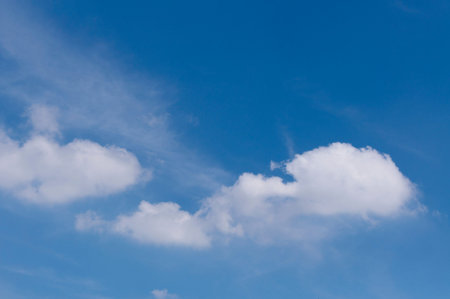 blue sky and white clouds