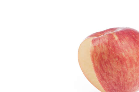 apples and slicesの写真素材