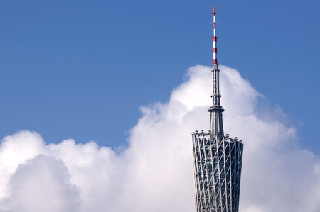Guangzhou Tower sceneのeditorial素材