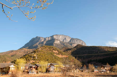 Yunnan Lugu Lake sceneryの写真素材