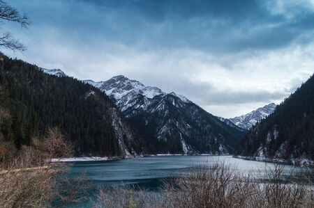 Closeup of mountainの写真素材