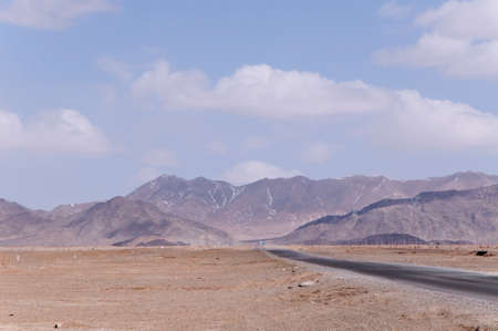 Closeup of road in the countrysideの写真素材