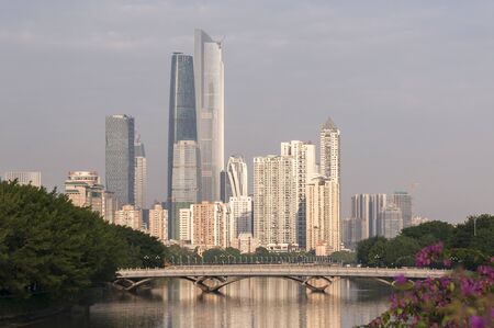 Guangzhou Pearl River new city scenery
